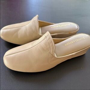 Daniel Green Women's Beige Slip-On Mule Slippers